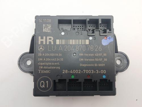 Used Electronic module Electronic module MERCEDES-BENZ C-CLASS (W204) C 320 CDI (204.022) (224 hp) 32732662 32732662