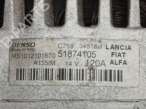 Alternator FIAT TIPO Hatchback (356_, 357_) 1.4 (356HXF1B) | BP29371526M7 
