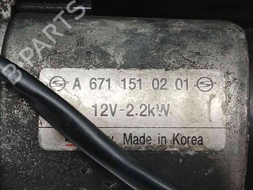Starter SSANGYONG KORANDO (CK) 2.0 e-XDi | BP36355970M8 - Image 4