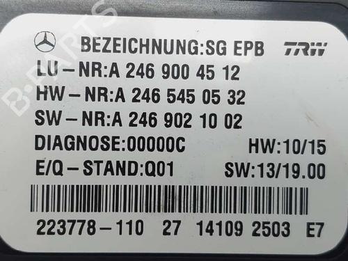 Electronic module MERCEDES-BENZ B-CLASS Sports Tourer (W246, W242)  | BP19140005M83 