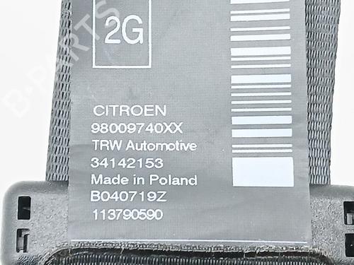 Rear left seatbelt CITROËN C4 CACTUS 1.2 THP 110 | BP23210231I29  - Image 5