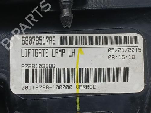 Left tailgate light FIAT FREEMONT (345_) 2.0 JTD | BP29505753C79 