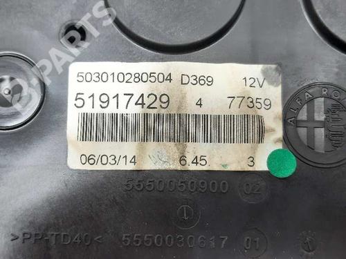 Instrument cluster FIAT PUNTO EVO (199_) 1.3 D Multijet (199AXC1A, 199BXC1A, 199AXT1A, 199BXT1A) | BP9720075C47 