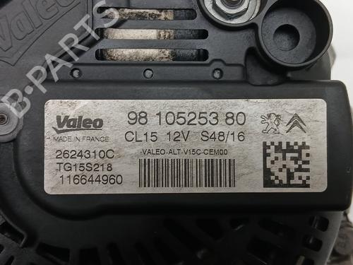 Alternator PEUGEOT 2008 I (CU_) 1.6 BlueHDi 100 | BP33462931M7  - Image 7