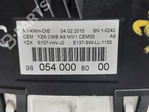 Instrument cluster PEUGEOT 208 I (CA_, CC_) 1.4 HDi | BP11691509C47 