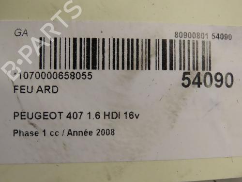 Right taillight PEUGEOT 407 (6D_) 1.6 HDi 110 (6D9HZC, 6D9HYC) | BP28969587C35 