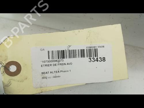 Used Right front brake caliper SEAT ALTEA XL (5P5, 5P8) 2.0 TDI 16V (140 hp) 14877170