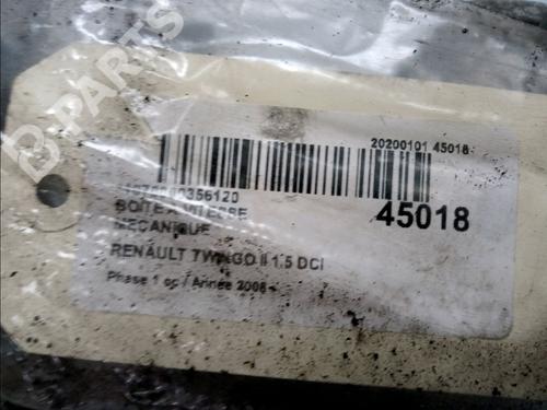 Gearbox RENAULT TWINGO II (CN0_) 1.5 dCi (CN0E) | BP11099715M3 
