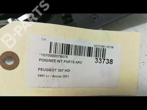 Højre bagtil invendig håndtag PEUGEOT 307 (3A/C) 2.0 HDi 110 | BP9596095I16 