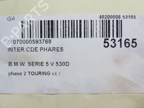 Used Headlight switch BMW 5 (E60) 530 d (235 hp) 28967772