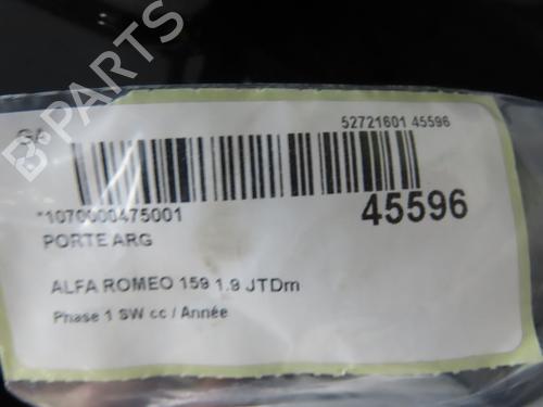 Used Left rear door ALFA ROMEO 159 Sportwagon (939_) 1.9 JTDM 8V (939BXE1B) (120 hp) 31120936