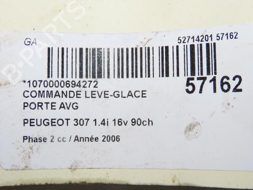 Left front window switch PEUGEOT 307 (3A/C) 1.4 16V | BP32768869I27  - Image 5