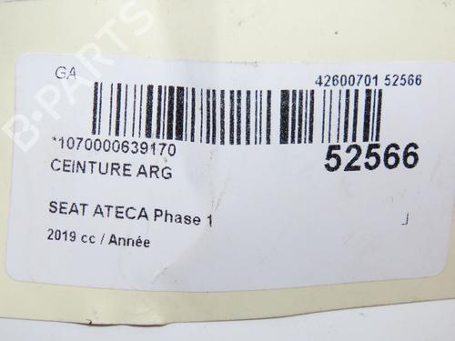 Rear left seatbelt SEAT ATECA (KH7, KHP) 1.6 TDI | BP28801824I29 - Image 2