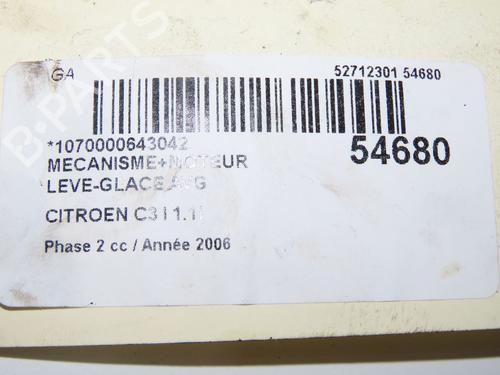 Front left window mechanism CITROËN C3 I (FC_, FN_) 1.1 i | BP32005000C22 
