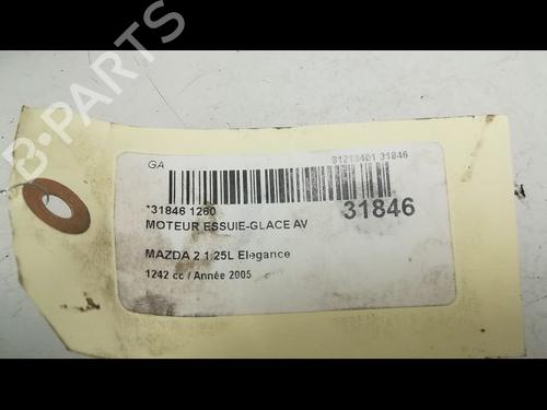Used Front wiper motor MAZDA 2 (DY) 1.2 (DY3W) (75 hp) 23178355