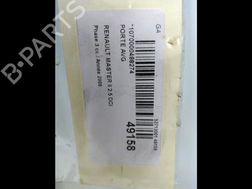 Left front door RENAULT MASTER II Van (FD) 2.5 dCi | BP19701525C2 