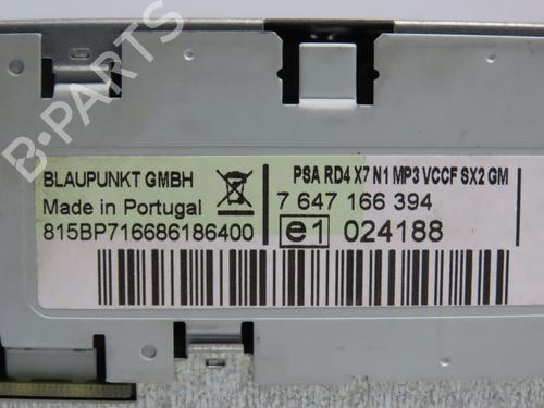 Radio CITROËN C5 III (RD_) 2.0 HDi (RDRHD8, RDRHDJ, RDRHR8, RDRHRJ) | BP28830567E6