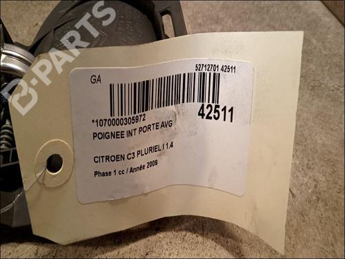 Front left interior door handle CITROËN C3 Pluriel (HB_) 1.4 HDi | BP9617038I13 