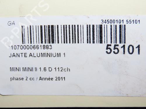 Used Rim MINI MINI (R56) Cooper D (112 hp) 29345219