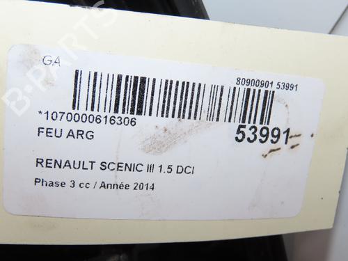 Left taillight RENAULT SCÉNIC III (JZ0/1_) 1.5 dCi | BP29318816C34 