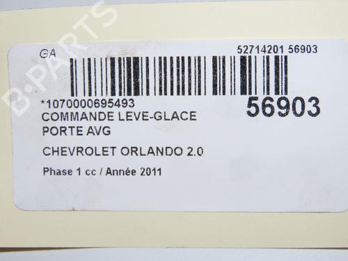 Left front window switch CHEVROLET ORLANDO (J309) 2.0 D | BP31912165I27  - Image 5