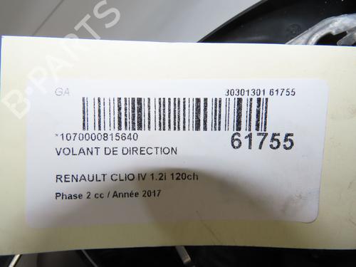 steering-wheel-renault-clio-iv-bh_-2012-2013-2014-2015-2016-2017-2018-2019-2020-2021-39937963 main image
