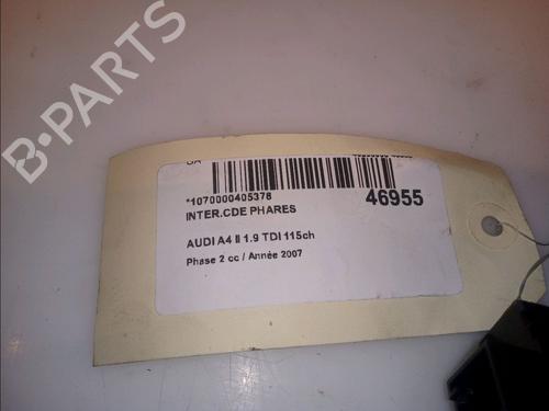 Commande de phare AUDI A4 B7 (8EC) 1.9 TDI (116 hp) 14950981