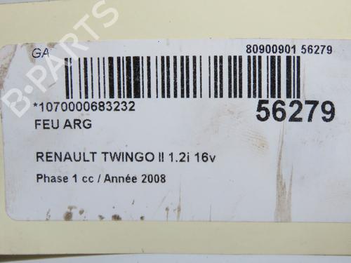 Left taillight RENAULT TWINGO II (CN0_) 1.2 16V (CN0K, CN0V, CN0A) | BP32129715C34 