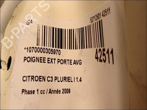 Used Front left exterior door handle CITROËN C3 Pluriel (HB_) 1.4 HDi (68 hp) 9617036