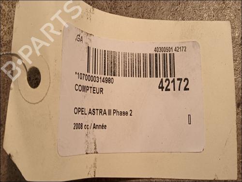 instrument-cluster-opel-astra-h-a04-17-cdti-l48-13309003-2004-2005-2006-2007-2008-2009-2010-2011-2012-2013-2014-9617829 main image