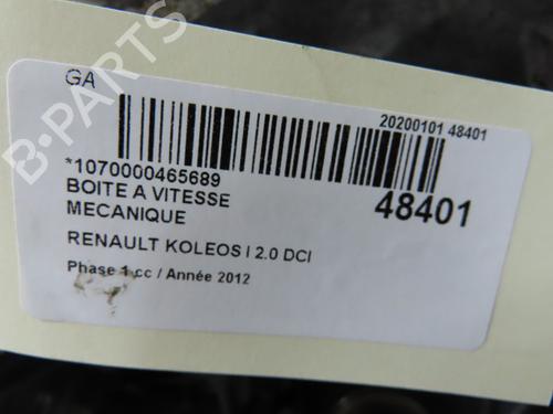 Gearbox RENAULT KOLEOS I (HY_) 2.0 dCi (HY0K) | BP24358733M3 