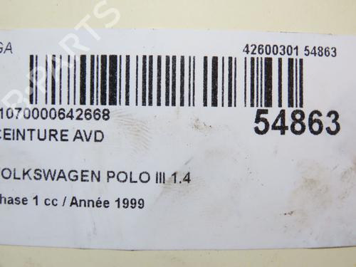 Used Front right belt tensioner VW POLO III (6N1) 60 1.4 (60 hp) 31120554