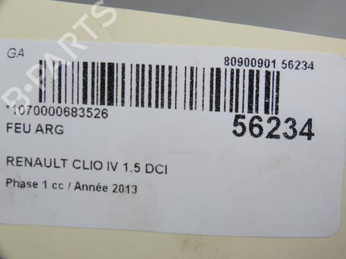 Used Left taillight RENAULT CLIO IV (BH_) 1.5 dCi 90 (90 hp) 31077380