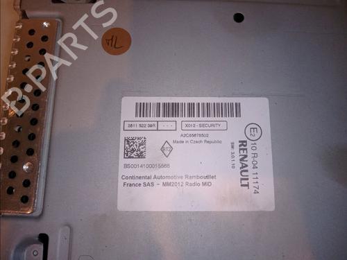 Radio RENAULT CLIO IV (BH_) 0.9 TCe 90 (BHNF, BHMA, BHMH, BHJK, BHJR) | BP14951142E6 