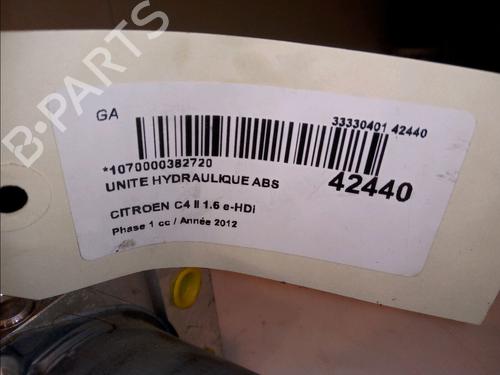 Used ABS pump CITROËN C4 II (NC_) 1.6 HDi 110 (112 hp) 11100274