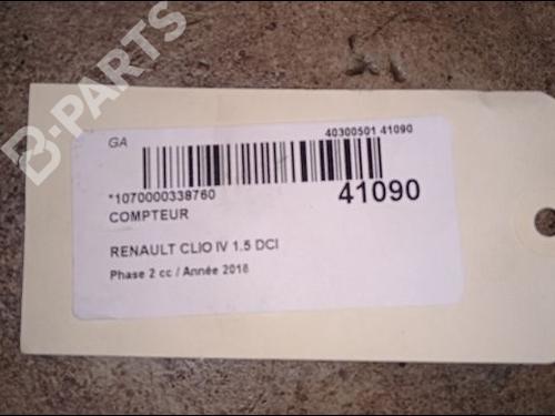 Instrument cluster RENAULT CLIO IV (BH_) 1.5 dCi 75 | BP9619694C47 