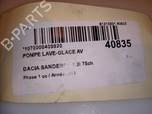 Used Washer pump DACIA SANDERO [2008-2026]  15742546