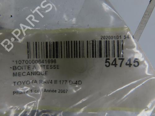 Used Gearbox TOYOTA RAV 4 III (_A3_) 2.2 D 4WD (ALA30_, ALA30R) (177 hp) 31179699