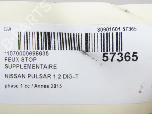 Third brake light NISSAN PULSAR Hatchback (C13) 1.2 DIG-T | BP32308443L11 - Image 5