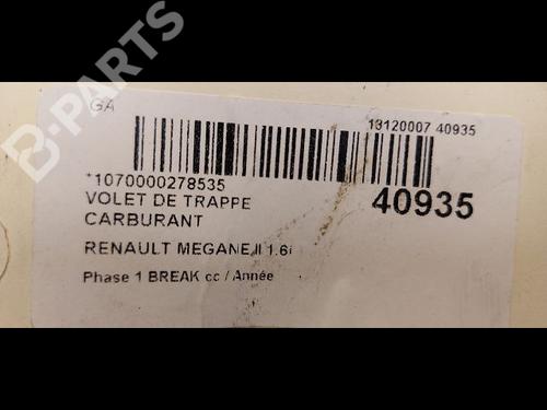 Fuel flap RENAULT MEGANE II Estate (KM0/1_) 1.6 | BP9613804C131 