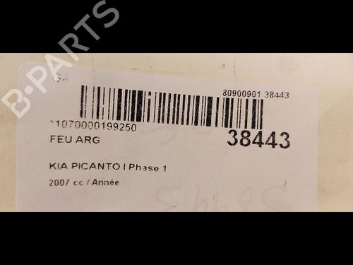 Left taillight KIA PICANTO I (SA) 1.0 | BP9603768C34