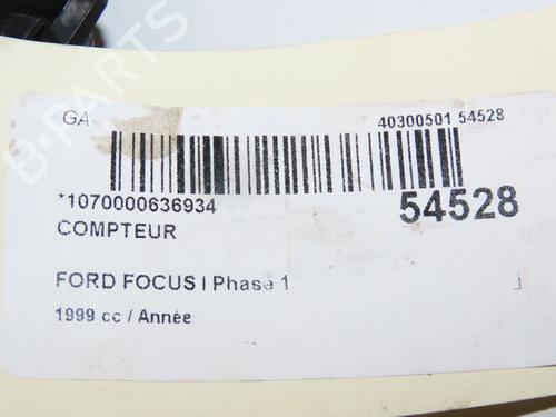 Used Instrument cluster FORD FOCUS I (DAW, DBW) 1.4 16V (75 hp) 29195995