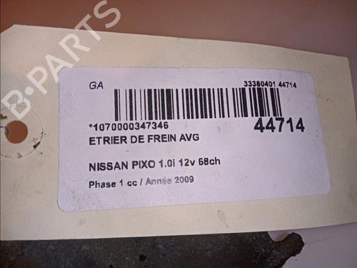 Left front brake caliper NISSAN PIXO (UA0) 1.0 | BP14878503M105