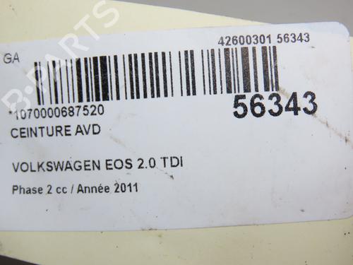 Front right seatbelt VW EOS (1F7, 1F8) 2.0 TDI 16V | BP31077325I25 - Image 7