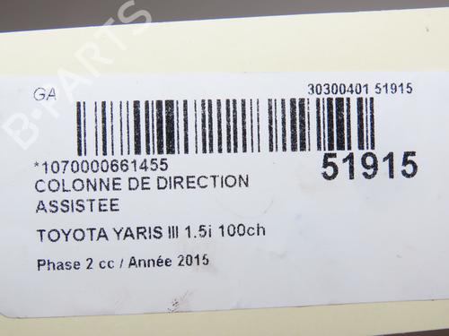 Steering column TOYOTA YARIS (_P13_) 1.5 Hybrid (NHP130_) | BP29318742M21 