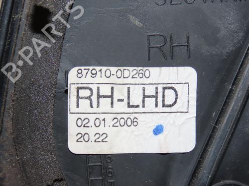 Right mirror TOYOTA YARIS (_P9_) 1.3 VVT-i (SCP90_, SCP90R) | BP28968658C27 