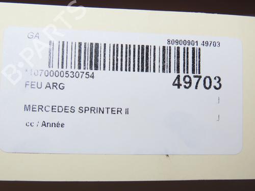 Left taillight MERCEDES-BENZ SPRINTER 4-t Van (B907, B910) 414 CDI RWD (907.643, 907.645, 907.647) | BP29151011C34 - Image 2