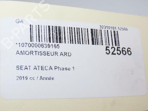 Højre bagtil støddæmper SEAT ATECA (KH7, KHP) 1.6 TDI (115 hp) 28967559