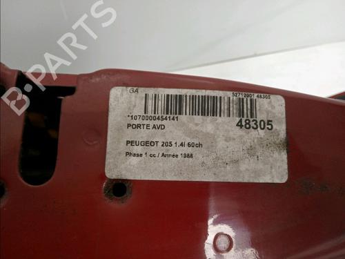 Right front door PEUGEOT 205 II (20A/C) 1.4 | BP14951455C3 