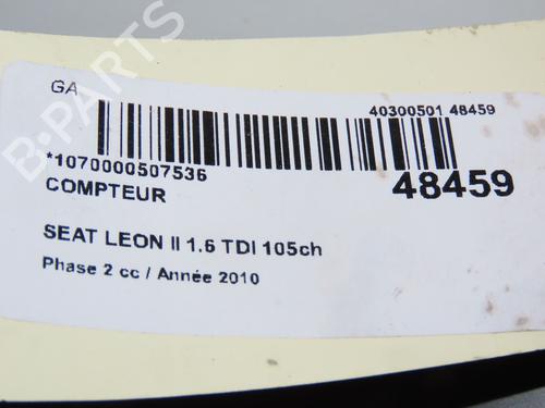 Instrument cluster SEAT LEON (1P1) 1.6 TDI | BP17868344C47 
